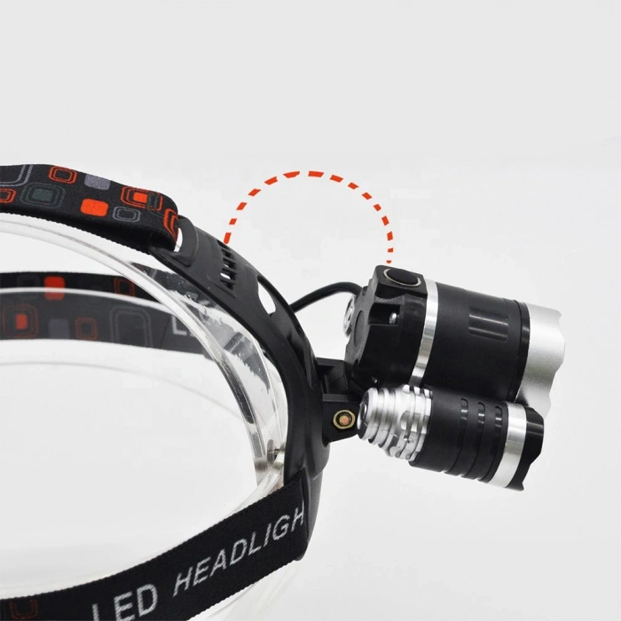 3 Başlıklı Şarjlı Kafa Feneri Wt-256