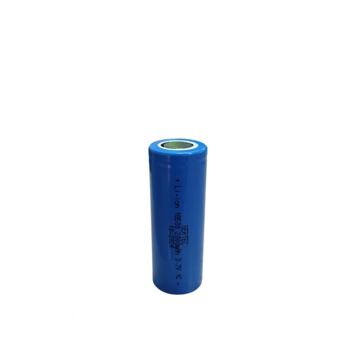 3.7V Li-ion 18500 2000 mAh 1C Şarjlı Pil