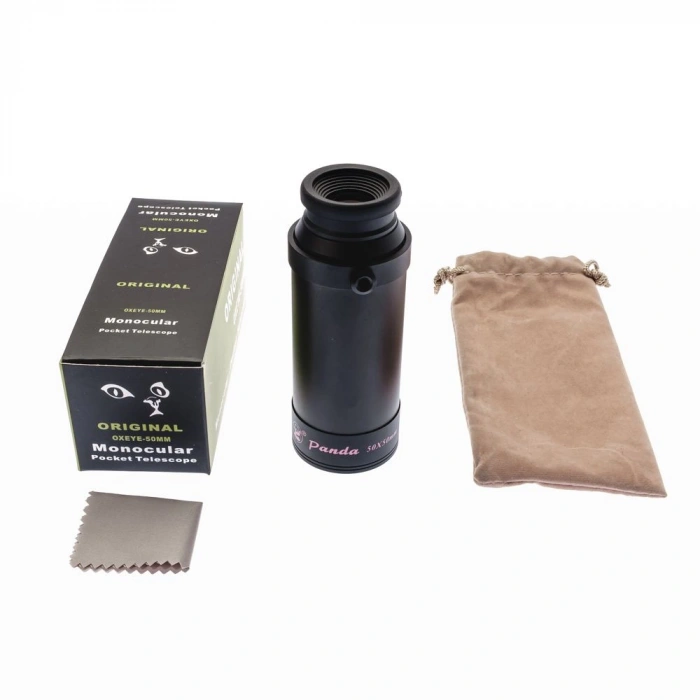 50X50 Panda Metal Gövde Tek Gözle Büyük Mercek Korsan Dürbün Dsyh