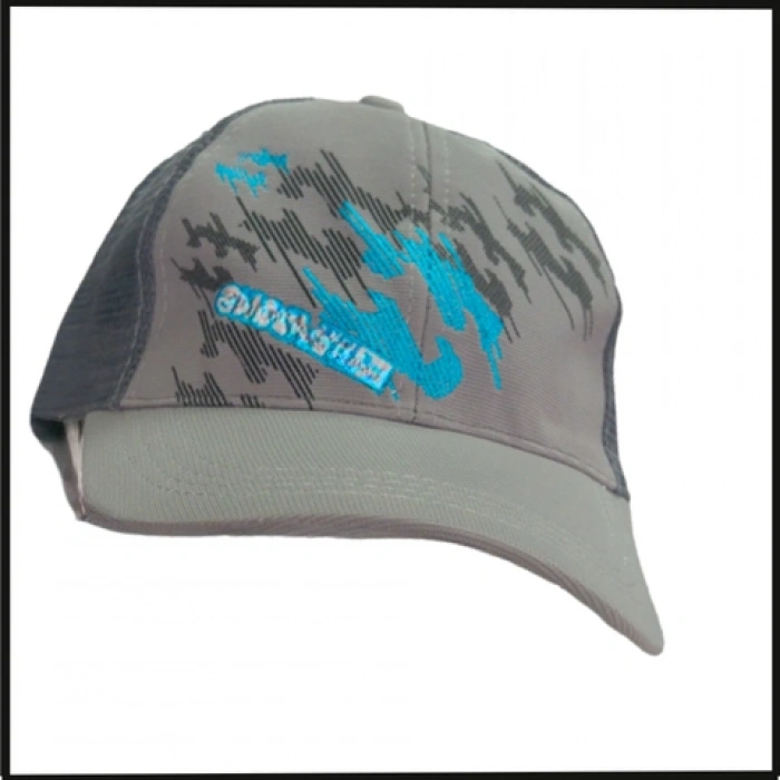 Uyguna-Yakala Gri  Fileli Şapka-PK.068