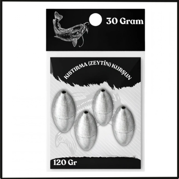 Uyguna-Yakala 30 Gram - 120 Gr Paket Kıstırma (Zeytin) Kurşun -Olta Kurşunu - SUN.156