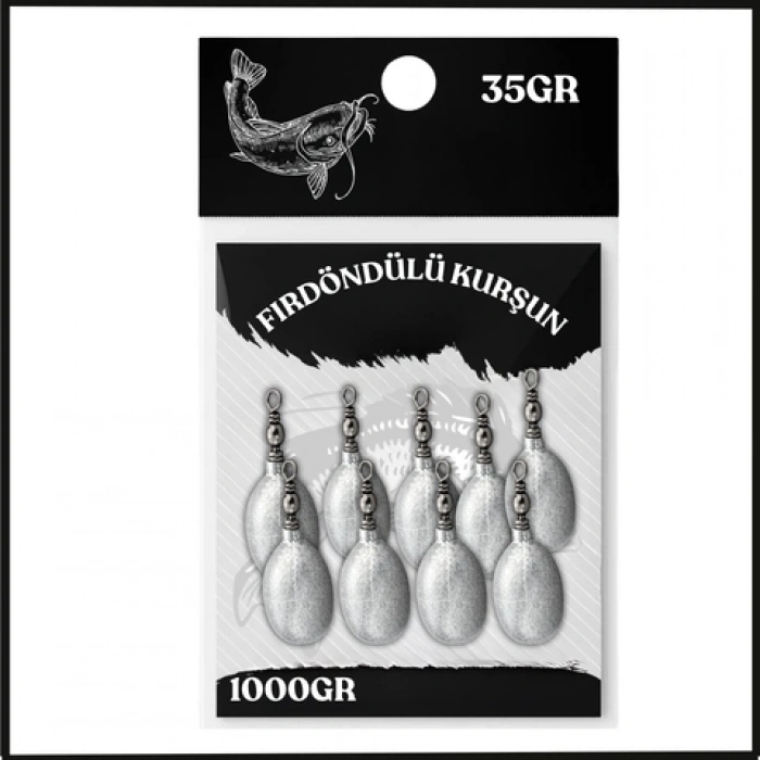 Uyguna-Yakala 35gr (1000gr) Fırdöndülü Kurşun-SUN.171