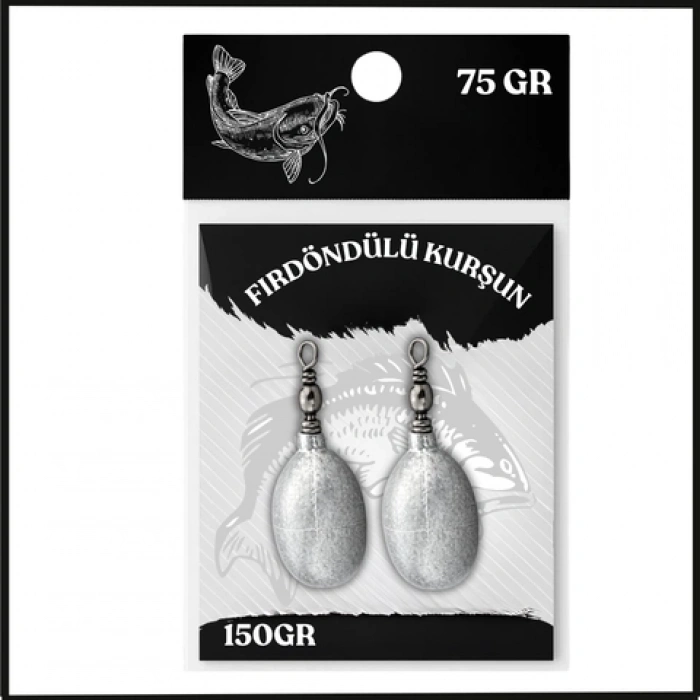Uyguna-Yakala 75gr (150gr) Fırdöndülü Kurşun -SUN.169