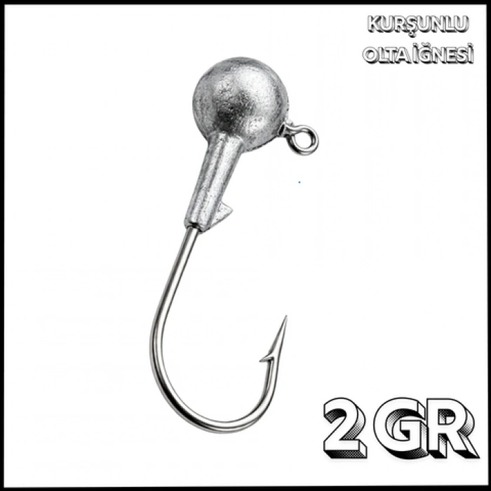 Uyguna-Yakala Gümüş - 2 gr - Zoka - Kurşunlu Olta İğnesi - LA.290