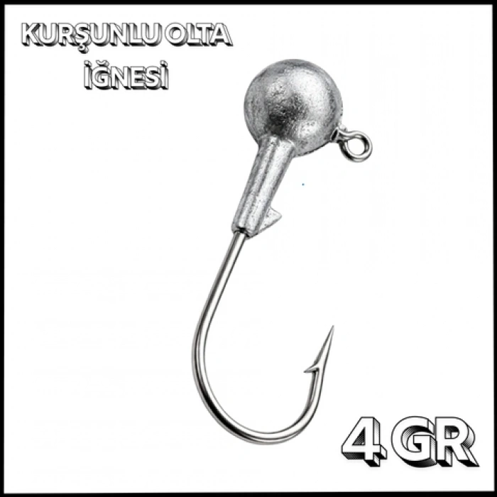 Uyguna-Yakala Gümüş - 4 gr - Zoka - Kurşunlu Olta İğnesi - LA.293