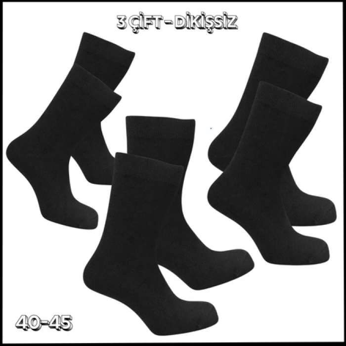 Uyguna-Yakala 6 Çift -Dikişsiz - Modal İplik Erkek Soket Çorap - RAP.206