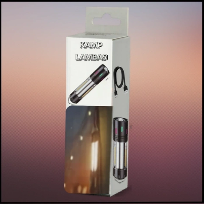 TG LED Şarjlı Kamp Lambası Ortam Aydınlatmalı Taşınabilir Güçlü Işık WT-736