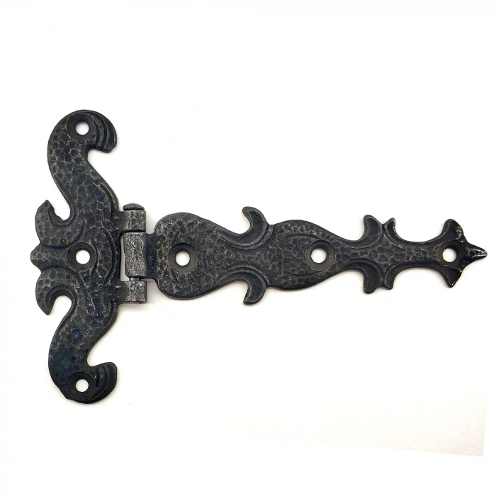 Antika Tarz Dekoratif Pirinç Kuyruklu Menteşe - 94x147 mm, Oksit