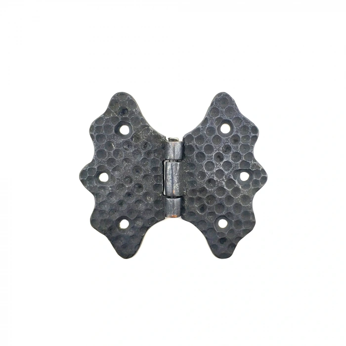 Antika Tarz Dekoratif Pirinç Menteşe - 92 mm, Oksit