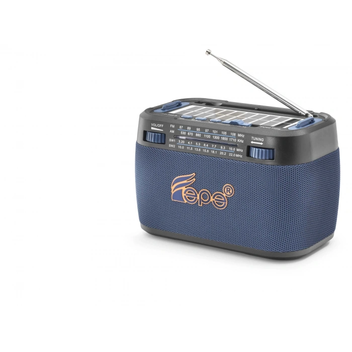 Bluetooth Fm Radyo Usb Tf Aux Solar Şarjli Taşinabi̇li̇r Kamp Hoparlör FP395S