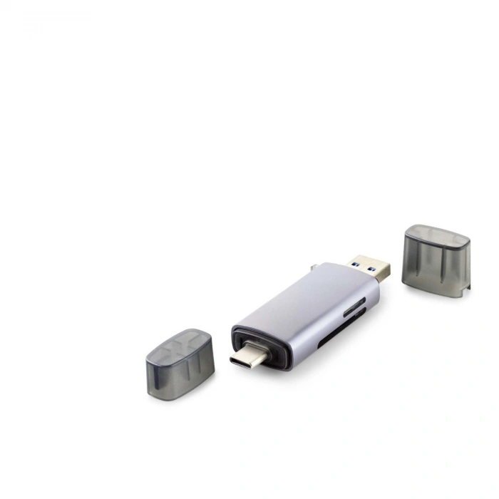 Card Reader Usb3.0 + Type-C All In One Gri HDX7031