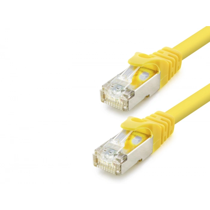 Cat7 Ethernet Patch Kablosu 10 Gbps 600 Mhz 30 Cm - Sarı HDX5101