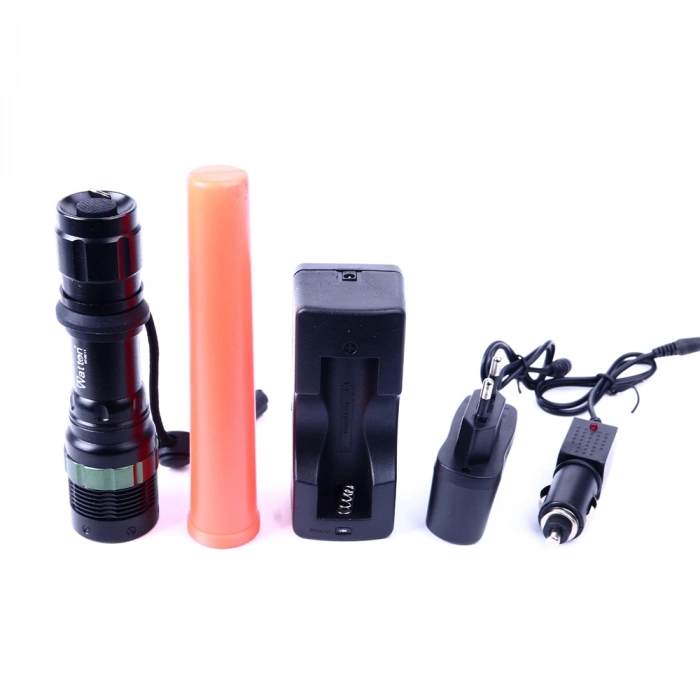 Cree5 Sinyalli Şarjlı LED El Feneri – Acil Durum Profesyonel Model WT-262