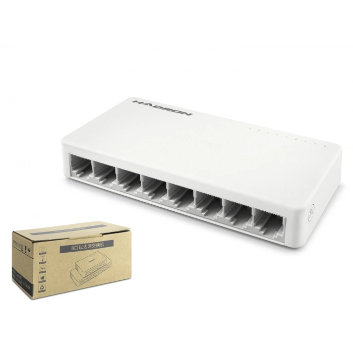 Gigabit Ethernet Switch 8 Port - Beyaz HDX1365