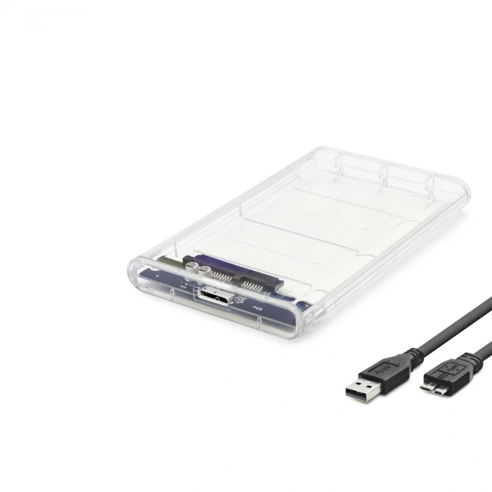 Hdd Kutu Usb3.0 Plastik Sata 2.5" Transparent HDX1760