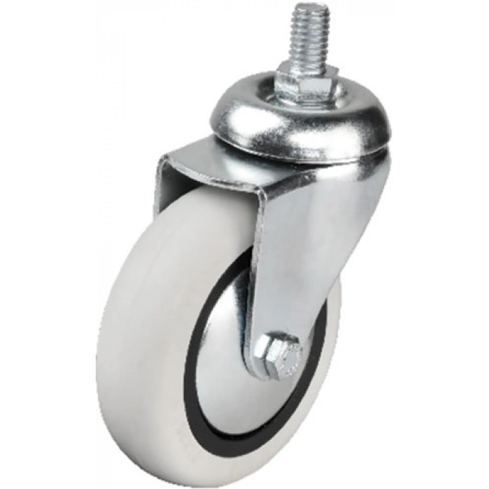 Hts 352 - 75x25 mm PVC Makaralı Vidalı Teker 4 Adet