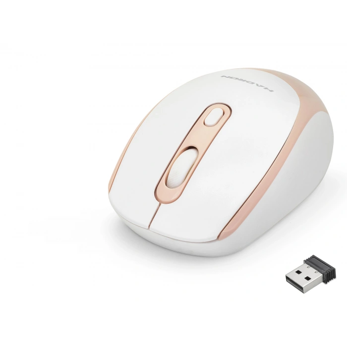 Kablosuz Mouse 800/1600 Dpi - Beyaz Pembe HDX3406R