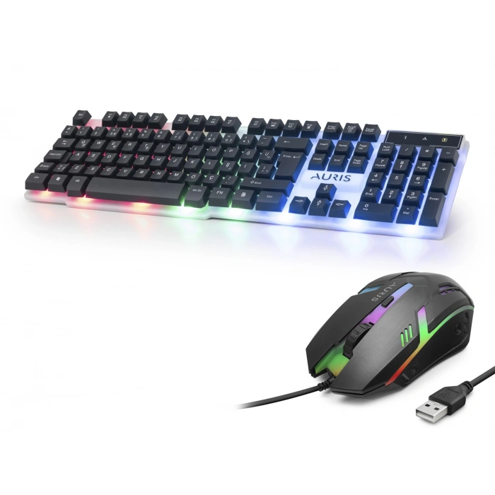 Klavye Ve Mouse Seti Led - Siyah KGC10