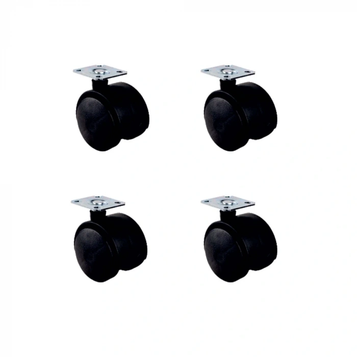 Küçük Plastik Tablalı Teker - 40 MM HKS101 - 4 Adet