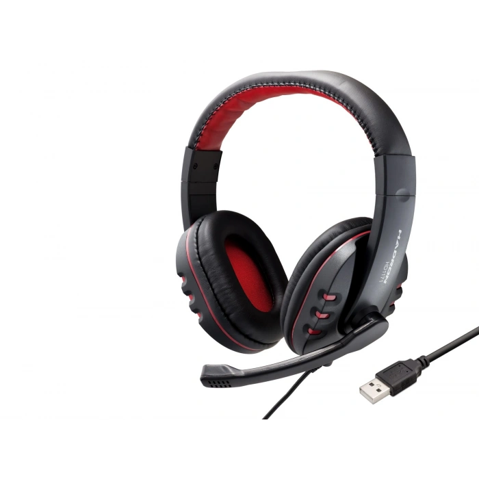 Kulaklık Usb Ps4 Uyumlu - Siyah Kırmızı HD1171