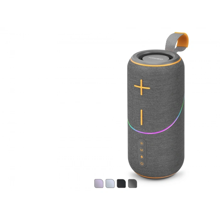 Mini Bluetooth Hoparlör Fm Rgb Outdoor 9.5 X 9.5 X 21.7 Cm KMS300