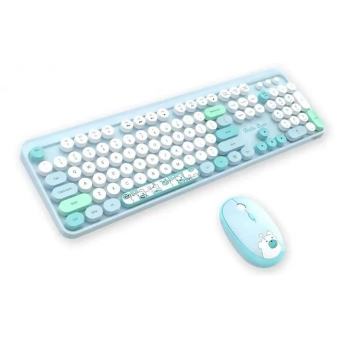 Mofii Zr513/M Sweet Mavi Klavye Mouse Set