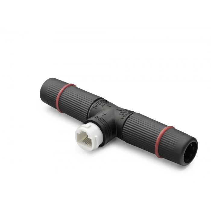 Poe Splitter T Tipi Su Geçirmez Rj45 Konnektör - Siyah ND2452