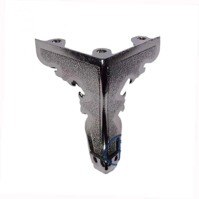 Sandık Ayağı, Kutu Ayak 5,5 cm - Nikel, 50 Adet