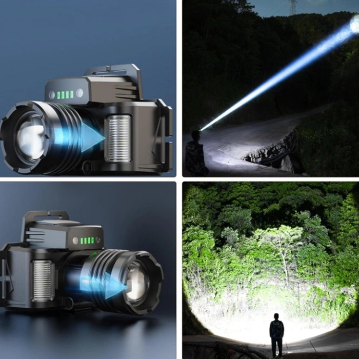 Sensörlü Cree TG Led Şarjlı Kafa Lambası WT-625