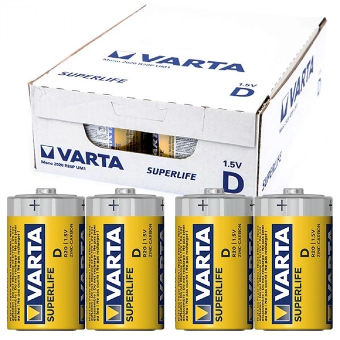 Superlife Çinko Büyük D Boy Pil 24lü Paket
