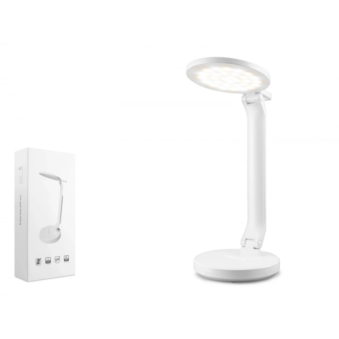 Usb Şarjlı Masa Lambası - Beyaz Q9-2