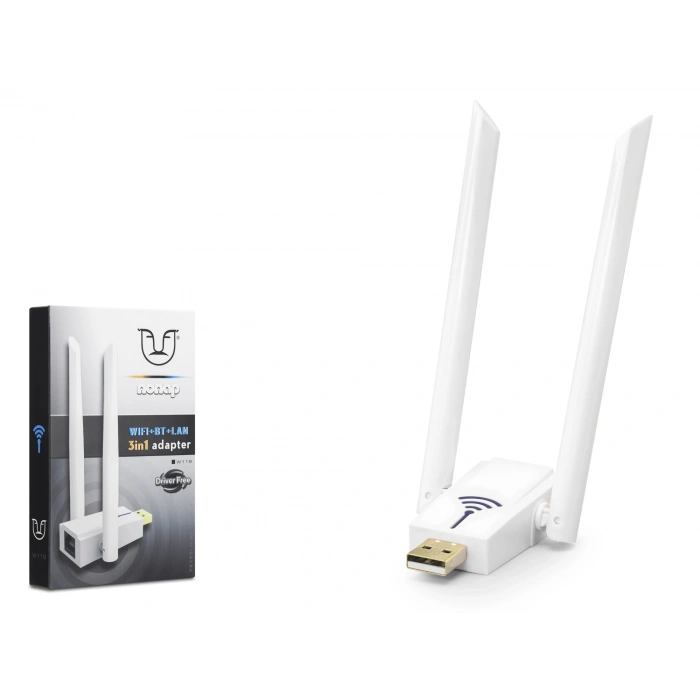 Usb Wifi Bluetooth Ethernet Adaptör 150 Mbps W119