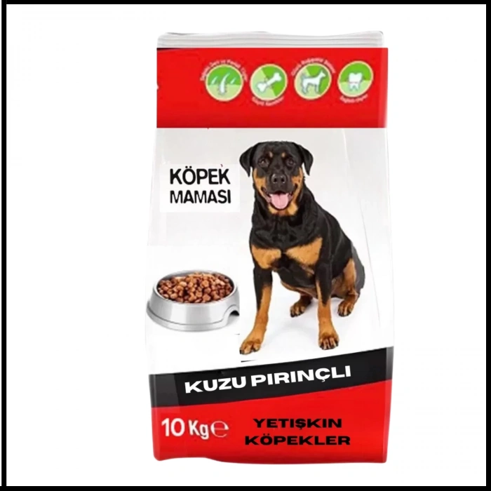 Uyguna-Yakala 10 Kg Köpek Maması Kuzu Etli Pirinçli -MA.028