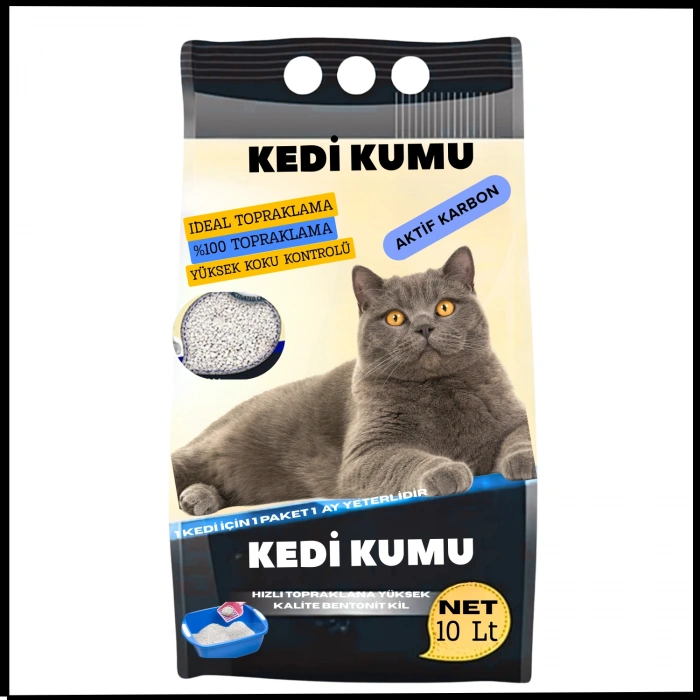 Uyguna-Yakala 10 Lt Aktif Karbon Kedi Kumu -CL.221