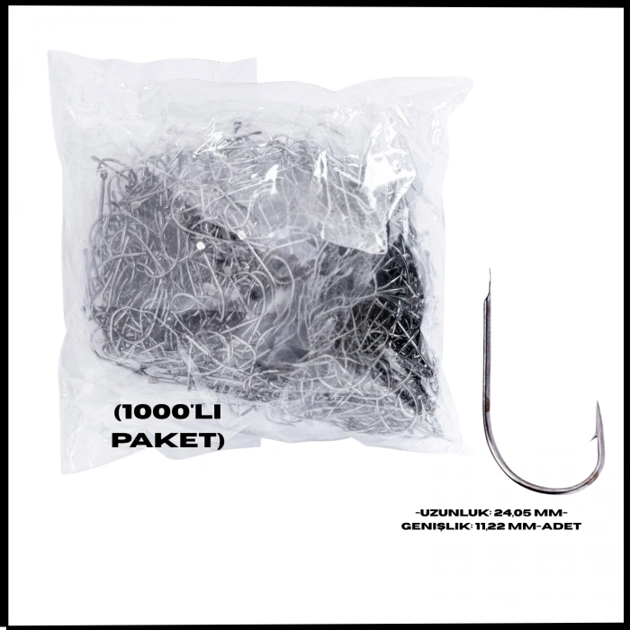 Uyguna-Yakala  (1000li Paket) Olta İğnesi - No: 1 -NE.024