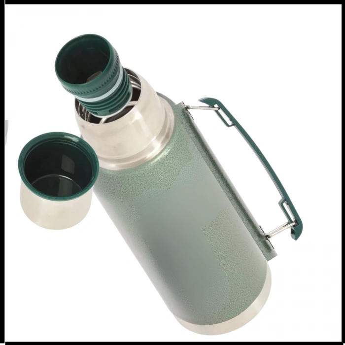 Uyguna-Yakala 1000 ml - Yeşil - Çelik Termos - RM.201