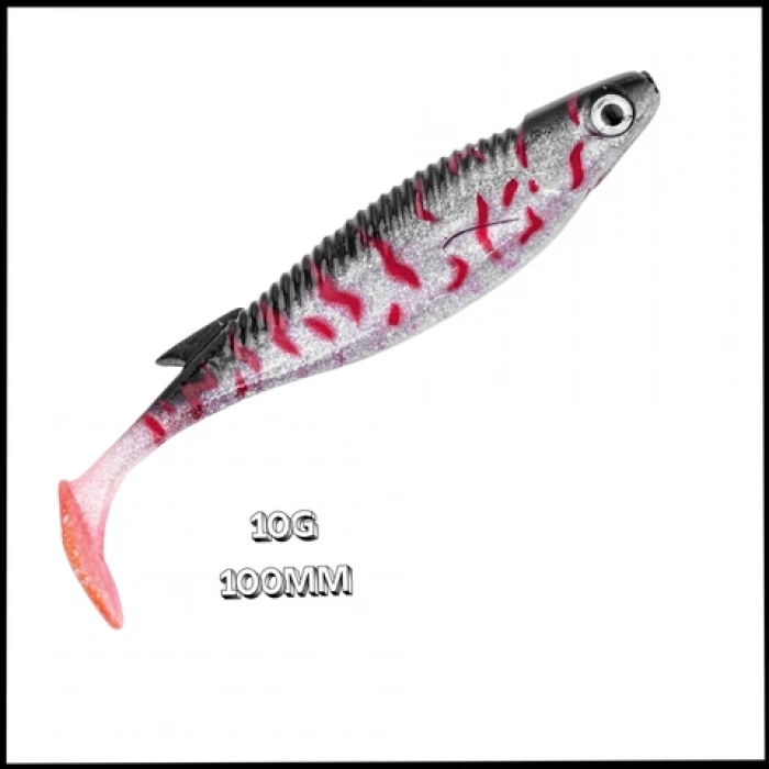 Uyguna-Yakala  10g 100mm  Silikon Balık -UV Boyalı -H-1061-12