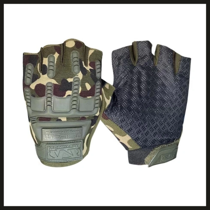 Uyguna-Yakala 1107 Mechanix Parmaksız Eldiven Kamuflaj-ELD.040