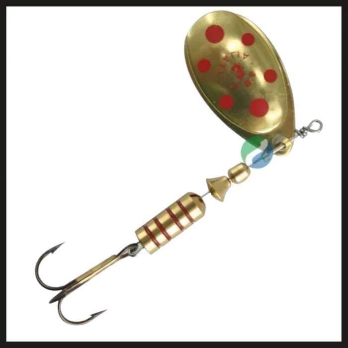 Uyguna-Yakala Altın/kırmızı No:3 20213 Ilba Tondo-KAŞ.174