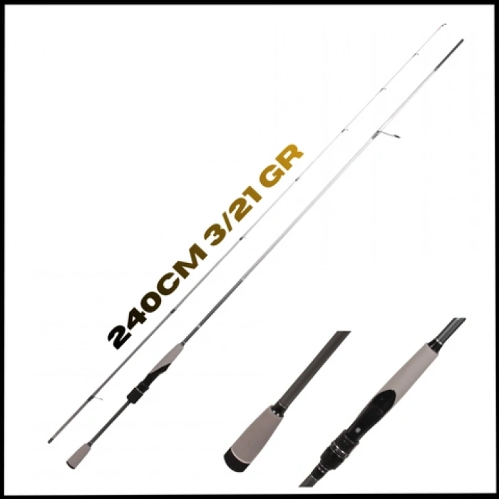 Uyguna-Yakala 240cm 3/21 gr- İki Parça Light Spin Olta Kamışı - MS.085