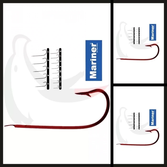 Uyguna-Yakala 25 Adet Mariner 15220 No: 2 Kırmızı İğne-İĞN.618