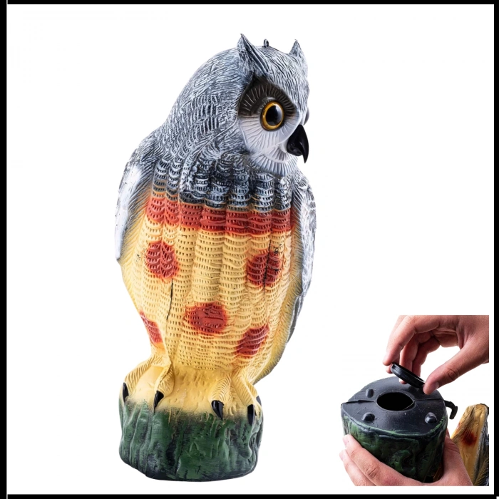 Uyguna-Yakala 3 Boyutlu Gerçekci Tasarım Baykuş Mühresi - HRE.103