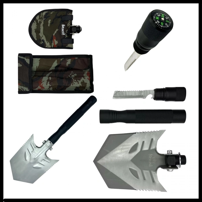 Uyguna-Yakala 39 cm Katlanabilir Kürek Seti