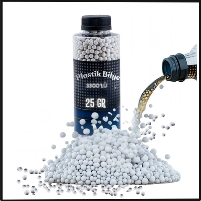 Uyguna-Yakala 3300lü Plastik Bilye 6mm - 0.25 gr - AC.101