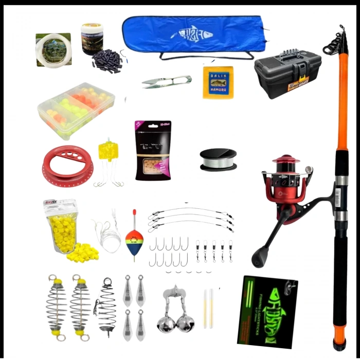 Uyguna-Yakala 3.30MT / 100-300GR 22 Parça Elite Sazan Olta Seti L- LER.058