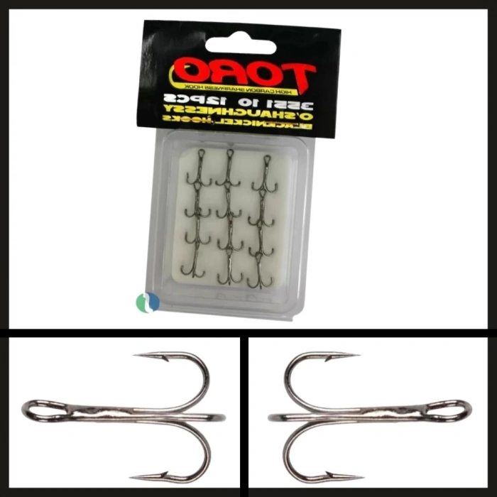 Uyguna-Yakala 6 Adet 3551 Protackle Üçlü Nikel İğne No: 4/0-İĞN.482