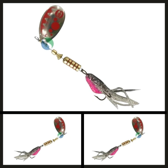 Uyguna-Yakala  Gümüş/kırmızı Yemli No:2 390112 Ilba Tondo Bubble Döner Kaşık-KAŞ.187