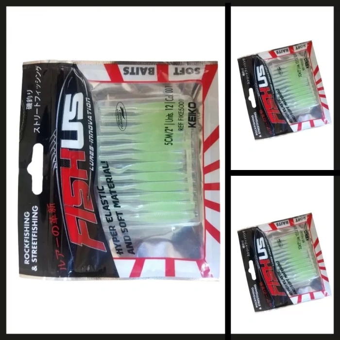 Uyguna-Yakala  5 Cm Fıke-5003 (12li) Fishus Soft Yem-YEM.499