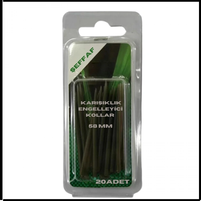 Uyguna-Yakala 58 Mm Karışmayan Kolluk Şeffaf (20 Pcs)-OOM.059