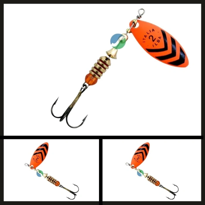 Uyguna-Yakala Fosforlu Portakal/siyah No:4 58534 Ilba Lungo Sergente-KAŞ.385